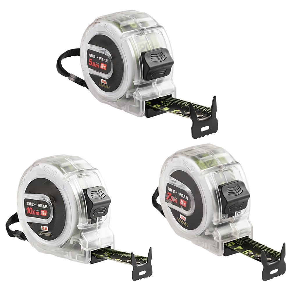 Tape Dispenser Weighted - Fita métrica fluorescente de travamento automático,