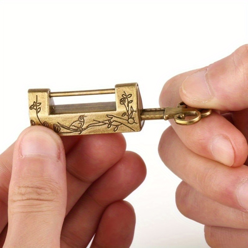 Letter Opener Brass - 2 conjuntos de fechaduras antigas vintage
