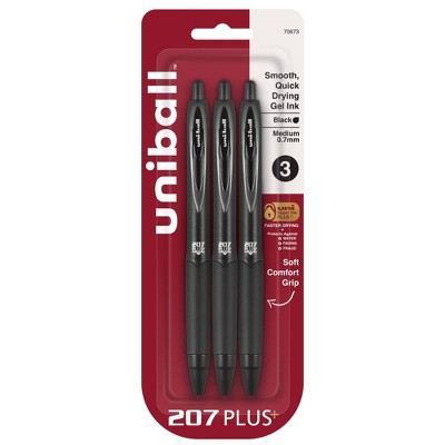 Gel Refill Pack - Canetas Gel 3 Unidades Papel Preto