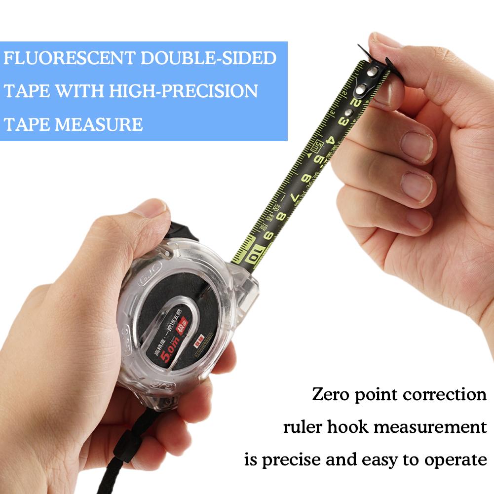 Fita métrica fluorescente de t - Tape Dispenser Weighted avaliação e preço
