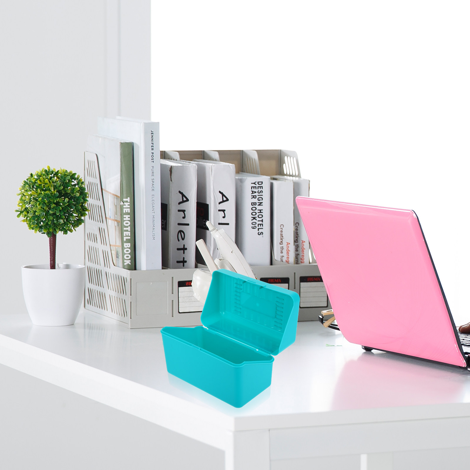 4 Peças Organizador de Plástic - Index Card Holder avaliação e preço