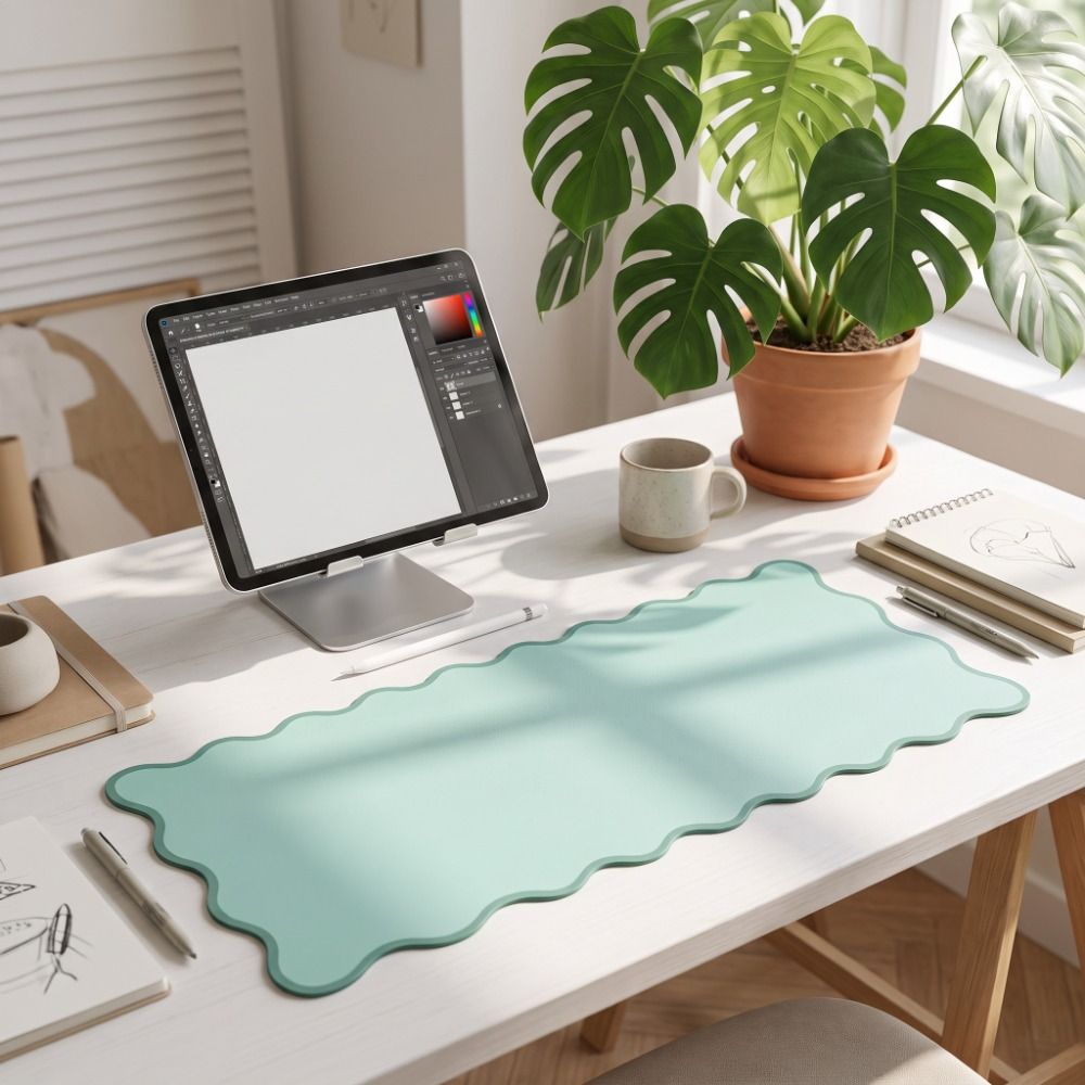 Tapete de Mesa em Couro PU de  - Leather Desk Pad avaliação e preço