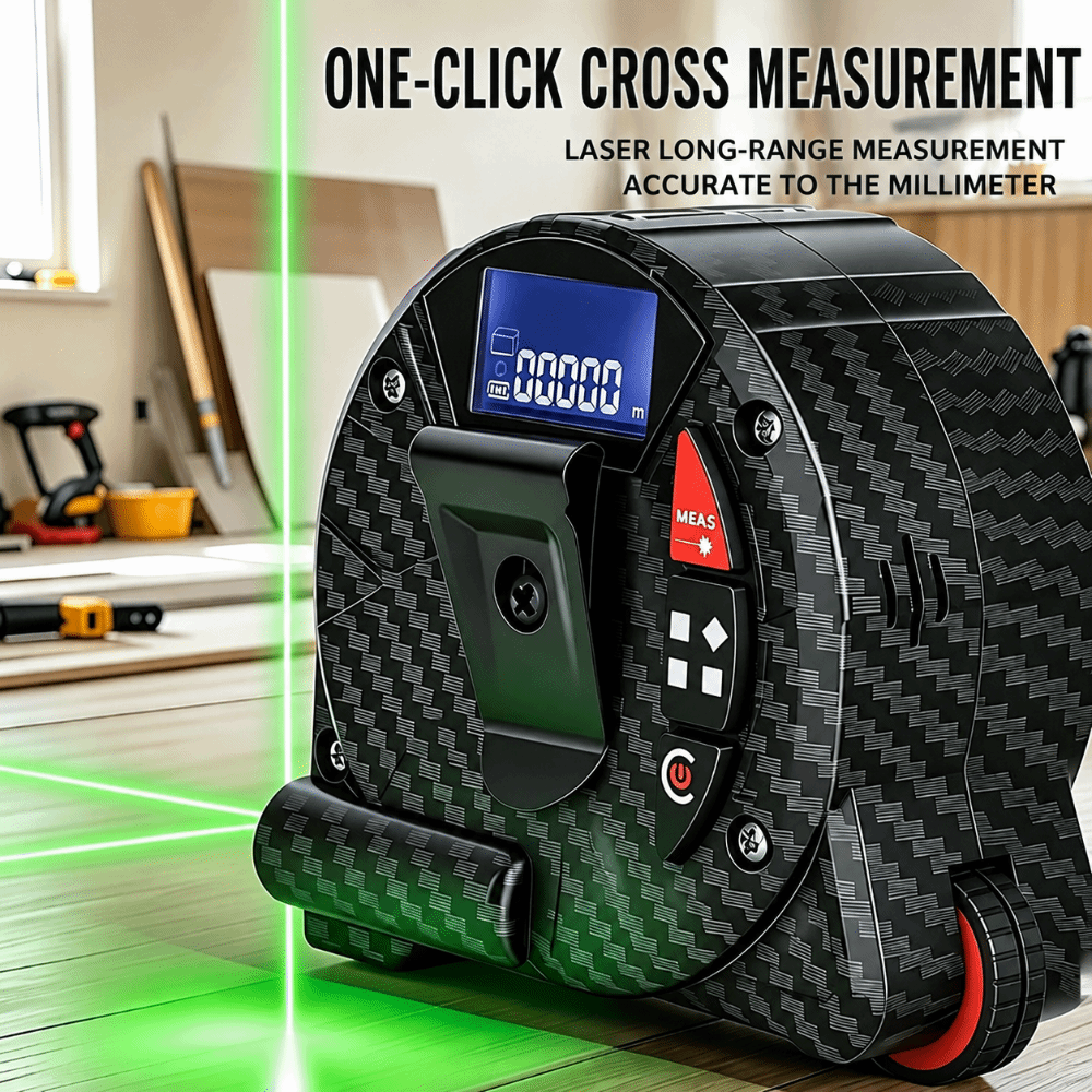 Trena a Laser 3 em 1 de 5 Metr - Tape Dispenser Weighted avaliação e preço